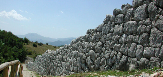 Le mura megalitiche di Monte Pallano, situate nel comune di Tornareccio, in provincia di Chieti, rappresentano uno dei siti archeologici più significativi dell'Abruzzo. Queste antiche mura, che risalgono al periodo italico, appartenevano a Pallanum, una città dei Frentani. La città è menzionata per la prima volta nella Tavola Peutingeriana, e nel IV-V secolo d.C., Pallanum era un punto di passaggio strategico sulla strada che univa Aternum (oggi Pescara) e Larinum (oggi Larino). La sua posizione, tra le città di Anxanum (Lanciano) e Histonium (Vasto), evidenziava l'importanza commerciale e culturale di questo insediamento, che però, a partire dal I secolo a.C., iniziò a subire un lento e progressivo declino. Le mura megalitiche di Monte Pallano sono una delle caratteristiche più impressionanti del sito. Si estendono per circa 160 metri e raggiungono un'altezza media di 4 metri. Costruite con grandi blocchi calcarei provenienti dalla stessa montagna, le mura sono disposte a secco, una tecnica costruttiva che le rende particolarmente robuste. Lungo il perimetro del sito si trovano due porte ancora visibili: la "Porta del Monte" e la "Porta del Piano". La "Porta del Piano" si trova nella parte più alta del sito ed è dotata di un architrave, mentre la "Porta del Monte", più a valle, presenta una costruzione diversa, con blocchi di dimensioni inferiori, segnalando un cambiamento nella tecnica di costruzione. Oltre alle mura, il sito ospita anche un insediamento romano-ellenistico situato ad ovest delle mura megalitiche. In questo settore, sono emerse rovine di un complesso abitativo che si sviluppava attorno a un cortile centrale. Gli scavi hanno portato alla luce numerosi reperti, tra cui monete romane, attrezzi in ferro e tegole di terracotta. Le strutture murarie, alcune realizzate a secco e altre in “opus pseudo-isodomo”, mostrano un'architettura che riflette l'influenza romana ed ellenistica. Le pavimentazioni in “opus signinum”, realizzate con argilla, gesso e pozzolana, suggeriscono che il sito fosse ben organizzato e abitato in epoche successive alla sua fondazione italica. Le testimonianze storiche su Pallanum sono frammentarie, ma alcune fonti antiche, come il sacerdote e storico Domenico Romanelli, descrivono le imponenti rovine di questa città, un tempo circondata da mura difensive e torri. Secondo Romanelli, la città di Pallanum, purtroppo non ben documentata nei testi storici antichi, era un castello imponente che difendeva il territorio circostante. Nel X e XI secolo, Pallanum era ancora in uso come castello, come attestato in documenti che parlano di donazioni al monastero di San Stefano in Rivo Maris. Tuttavia, dopo il periodo normanno, il sito cadde in rovina e venne gradualmente abbandonato. Oggi, le rovine delle mura megalitiche e dell'insediamento romano-ellenistico sono un'importante testimonianza del passato di questa storica area, che continua ad affascinare visitatori e studiosi.