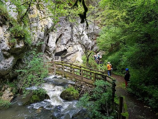 Le Grotte Naturali in Abruzzo. La Grotta di Val de' Varri, situata nel territorio di Sante Marie (AQ), è un'importante attrazione turistica e ambientale che coniuga storia, natura e biodiversità. Questo sito è vincolato dal Ministero dei Beni Culturali per via dei reperti archeologici rinvenuti, oggi conservati presso il Museo Archeologico del Cicolano a Corvaro. Inserita nella rete Natura 2000 come Sito d'Interesse Comunitario (SIC), la grotta ospita habitat e specie di rilevante valore ecologico, contribuendo alla conservazione della biodiversità locale. L'accesso alla grotta avviene attraverso un sentiero che conduce a un'imponente parete rocciosa, dove il Rio Varri, durante i mesi invernali, forma una spettacolare cascata. La grotta si suddivide in due rami distinti: il ramo sinistro, con importanti testimonianze archeologiche risalenti alla media Età del Bronzo, e il ramo destro, caratterizzato da concrezioni calcaree di rara bellezza. Le stalattiti e le stalagmiti, modellate dal lento scorrere dell'acqua, creano ambienti suggestivi, con riflessi di luce che si specchiano nelle acque sotterranee. L'ambiente circostante è caratterizzato da una vegetazione rigogliosa, con foreste di querce, lecci e carpini. Il sottobosco è arricchito da agrifogli, cornioli e ginestre, mentre le fioriture stagionali di primule, ciclamini e orchidee colorano il paesaggio. La diversità della vegetazione cambia con l'altitudine, passando da boschi densi a piccoli arbusti che si aggrappano alle rocce calcaree, fino a muschi e licheni che colonizzano le superfici più esposte. La fauna della grotta è altrettanto ricca e comprende specie protette come il gambero di acqua dolce e diverse varietà di pipistrelli. Gli studi scientifici hanno individuato almeno cinque specie di chirotteri, due delle quali in via d'estinzione, che trovano rifugio nelle profondità della cavità. La presenza di questi animali testimonia l'importanza ecologica del sito, rendendolo un luogo di grande interesse naturalistico e scientifico.
