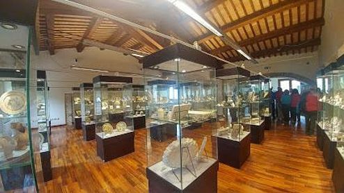 Nel cuore del borgo di Castelli, ai piedi del Gran Sasso d’Italia, sorge il Museo delle Ceramiche, autentico custode di una delle tradizioni artistiche più celebri dell’Abruzzo. Il museo ha sede nell’ex convento francescano risalente al XVI secolo, un edificio che, nel corso del tempo, ha ospitato l’Istituto Statale d’Arte “F.A. Grue” e che oggi accoglie una ricca collezione di maioliche e ceramiche che raccontano oltre sei secoli di storia, creatività e maestria artigiana. Fondato nel 1984, il museo nasce con l’obiettivo di preservare e valorizzare la grande tradizione ceramica castellana, famosa in Europa sin dal Rinascimento. Il percorso espositivo si snoda tra ambienti suggestivi, come il chiostro rinascimentale affrescato e gli spazi che ricostruiscono fedelmente un’antica bottega ceramica, completa di strumenti originali e di un raro forno per la cottura. Salendo al piano superiore, il visitatore può ammirare opere che spaziano dal Quattrocento all’Ottocento, realizzate da celebri maestri come Orazio Pompei, Francesco Grue e i membri delle famiglie Gentili e Cappelletti. Ogni manufatto esposto è una testimonianza preziosa dello stile istoriato che ha reso Castelli un centro d’eccellenza nella produzione ceramica. Nel corso degli anni, il museo ha saputo ampliare e arricchire il proprio patrimonio, anche grazie a prestiti internazionali e importanti mostre temporanee che hanno contribuito a diffondere il nome di Castelli nel mondo. Memorabile è stata l’esposizione del 2007 che ha riportato in Italia, dopo secoli, opere provenienti dal celebre Museo Ermitage di San Pietroburgo. A completare il percorso museale vi è una sezione archeologica con reperti provenienti dal bacino del Mediterraneo, che illustra l’evoluzione delle tecniche ceramiche nel tempo. Dal 2008, il museo ospita anche una collezione permanente dedicata ad Aligi Sassu, grande artista del Novecento, donata dal gallerista Alfredo Paglione. Le opere di Sassu, realizzate con la tecnica del “gran fuoco”, costituiscono un ponte tra la tradizione antica e l’arte contemporanea, confermando il museo come spazio vitale e in continua evoluzione. Oggi il Museo delle Ceramiche di Castelli rappresenta non solo un punto di riferimento per studiosi e appassionati, ma anche una tappa imprescindibile per chi desidera scoprire l’anima più autentica dell’Abruzzo, fatta di arte, memoria e bellezza senza tempo.