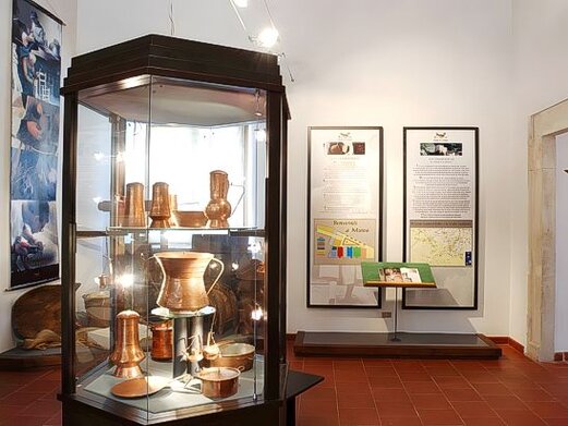 Il Museo delle Tradizioni Artigiane di Tossicia, noto anche come Museo delle Genti del Gran Sasso, si trova nel comune di Tossicia, situato nella Valle Siciliana in provincia di Teramo. Il museo è dedicato alla documentazione delle tradizioni artigiane e della vita quotidiana delle popolazioni che abitarono questa zona montuosa dell'Abruzzo. La sua missione è preservare e tramandare le tecniche artigianali legate alla civiltà agro-pastorale, mettendo in luce come le persone utilizzassero materiali naturali come legno, pietra, fibre tessili e metalli per creare oggetti di uso quotidiano. Particolare rilievo è dato alla tradizione del rame, con i ramai della vallata del fiume Chiarino che hanno svolto un ruolo fondamentale nel panorama artigianale locale. Il museo si sviluppa in diverse sezioni, ognuna delle quali presenta le principali tecniche artigianali che hanno caratterizzato la vita della comunità. Le sezioni includono oggetti legati alla lavorazione del rame, della tessitura, del legno e del grano. Ogni ambiente espositivo è arricchito da apparati interattivi che permettono al visitatore di avvicinarsi in modo sensoriale e coinvolgente alla storia delle tradizioni locali, creando un legame personale con gli oggetti esposti. Questi strumenti di lavoro, ora testimoni di un mondo ormai lontano, raccontano la capacità di adattarsi e di sfruttare le risorse naturali, mantenendo intatta la memoria di un artigianato che ha plasmato la vita quotidiana di generazioni. Una parte importante del museo è dedicata all’arte naif, con una significativa collezione della pittrice Annunziata Scipione, che ha saputo immortalare nelle sue opere la vita contadina e le tradizioni della Valle Siciliana. Le sue tele raccontano storie di un mondo agricolo ormai cambiato, ma che continua a vivere attraverso l’arte. Accanto alle opere di Scipione, sono presenti anche alcune di Antonio Ligabue, che ha dipinto la realtà rurale in modo crudo e diretto, offrendo un altro sguardo sul passato della regione. L’edificio che ospita il museo è un esempio significativo del patrimonio storico di Tossicia. Il Palazzo Marchesale, che risale al XV secolo, fu dimora della potente famiglia degli Orsini e, successivamente, dei marchesi de Alarcón y Mendoza. Oggi, l’edificio racconta la storia politica, economica e sociale della Valle Siciliana, con elementi architettonici che riflettono le diverse fasi della sua evoluzione. Nel XIX secolo, il palazzo divenne sede del Municipio, e la sua storia si intreccia con quella della comunità locale. La visita al museo non solo offre uno spunto di riflessione sull'artigianato, ma anche sul contesto storico e sociale che ha forgiato la vita di queste popolazioni.